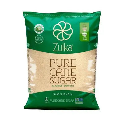 Zulka Pure Cane Sugar 10 lbs.