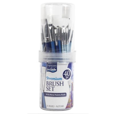 Artskills Premium Brush Tub, 40 Pieces