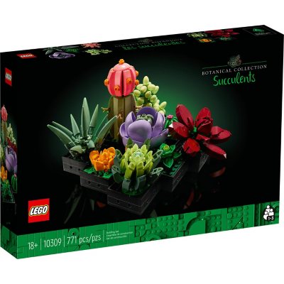 LEGO Succulents Plant Decor Building Set, 771 pcs.