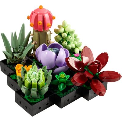 LEGO Succulents Plant Decor Building Set, 771 pcs.