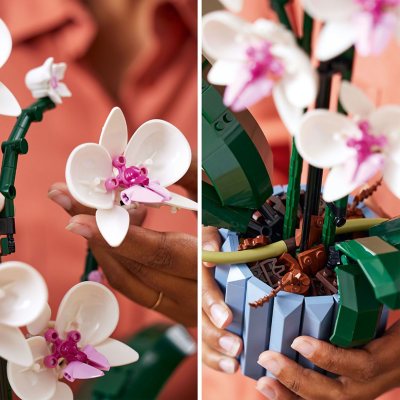 LEGO Orchid Plant Decor Building Set, 608 pcs.