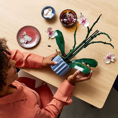 LEGO Orchid Plant Decor Building Set, 608 pcs.