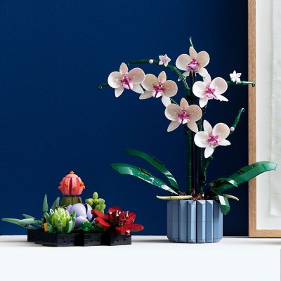 LEGO Orchid Plant Decor Building Set, 608 pcs.