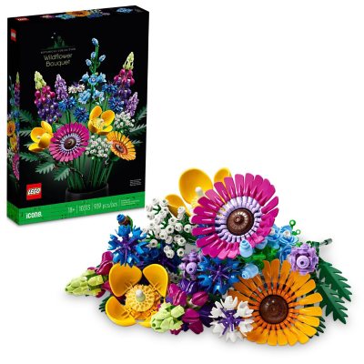 LEGO Icons Wildflower Bouquet Building Set, 939 pcs.