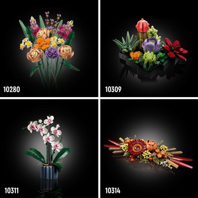 LEGO Icons Wildflower Bouquet Building Set, 939 pcs.