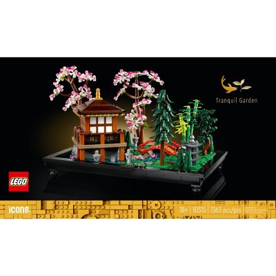 LEGO Icons Tranquil Garden 10315 Building Set, 1,363 pcs.