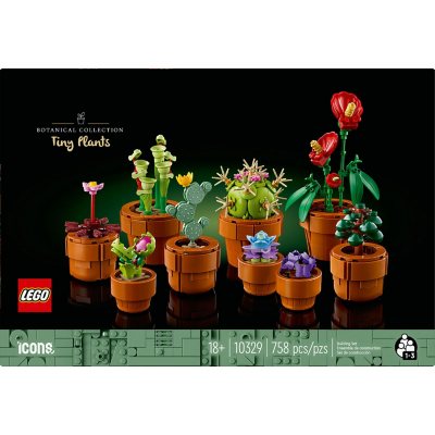 LEGO Icons Tiny Plants Building Set, 758 pcs.