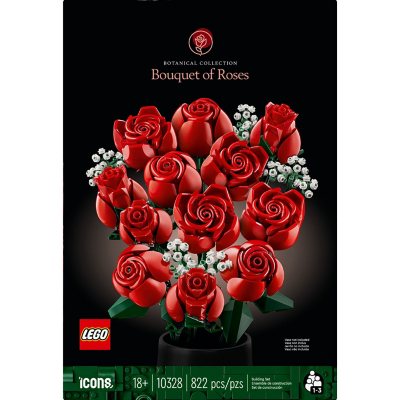 LEGO Icons Bouquet of Roses Building Set, 822 pcs.