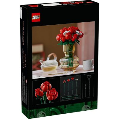 LEGO Icons Bouquet of Roses Building Set, 822 pcs.