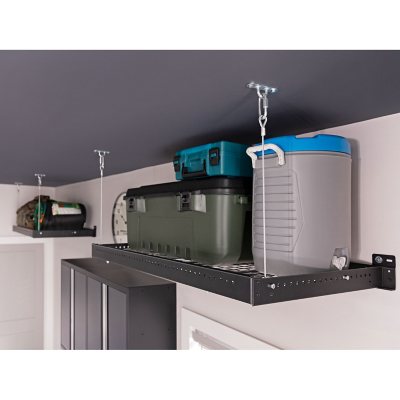 NewAge Products Pro Series 2' x 8' Wall-Mounted Steel Shelf