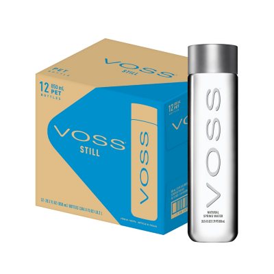 Voss Still Bottled Water 850 ml, 12 pk.
