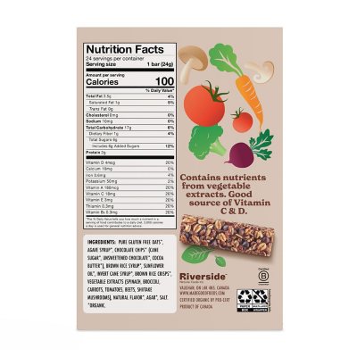 MadeGood Chocolate Chip Bars 0.85 oz., 24 pk.