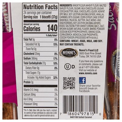 Nonni's Salted Caramel Biscotti 24 ct.