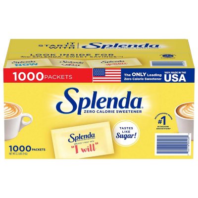 Splenda Zero Calorie Sweetener Packets 1,000 ct.