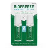 BiOFREEZE Cool the pain Menthol Pain Relief Roll-On, 3 fl. oz., 2 pk.