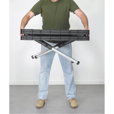 Keter Folding Work Table with Two Adjustable Clamps