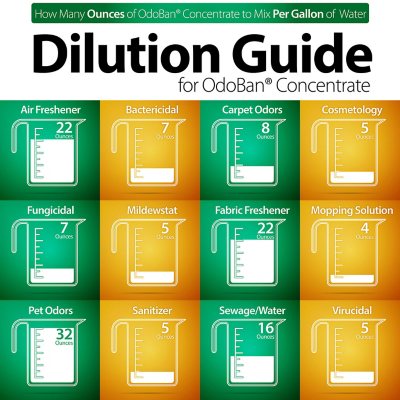 OdoBan Odor Eliminator and Disinfectant Concentrate, 4 pk., Choose Scent