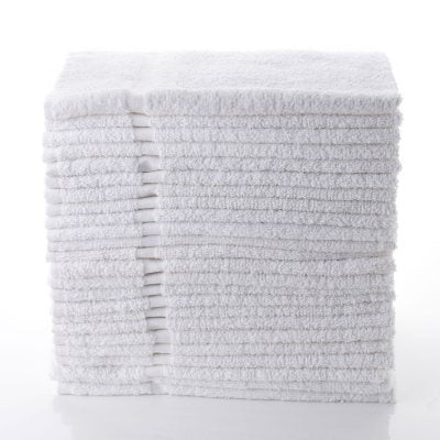 Hometex 100% Cotton Lightweight Hand Towels 12-pk. 16" x 27", White