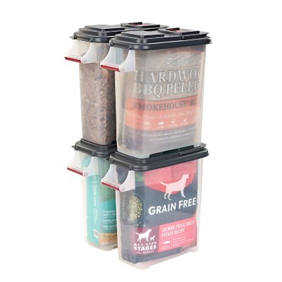 Buddeez 40 Lb. Pellet and Multi-Use Storage Dispenser 2-Pack