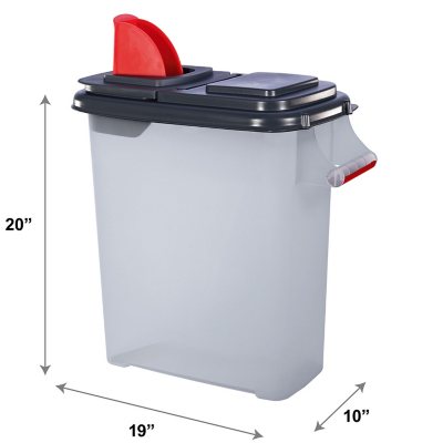 Buddeez 40 Lb. Pellet and Multi-Use Storage Dispenser 2-Pack