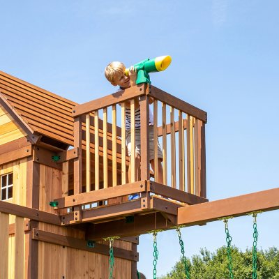 Backyard Discovery Skyfort II Cedar Swing Set/PlaySet