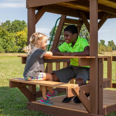 Backyard Discovery Skyfort II Cedar Swing Set/PlaySet