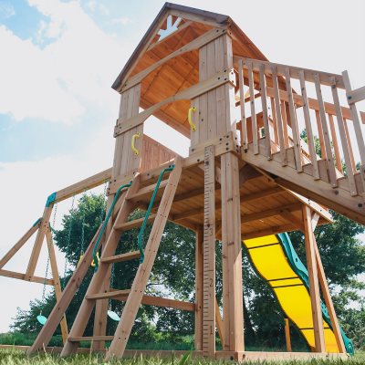 Backyard Discovery Malibu Cedar Swing Set