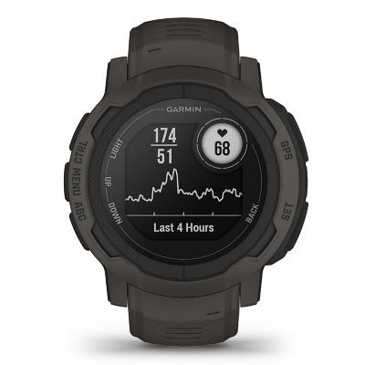 Garmin Instict 2 One Size GPS Smartwatch, Graphite