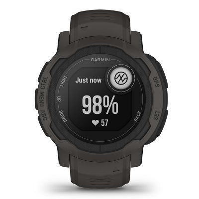 Garmin Instict 2 One Size GPS Smartwatch, Graphite