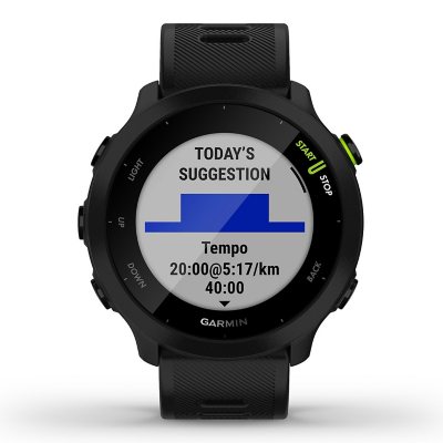 Garmin Forerunner 55 One Size Running Watch, Black