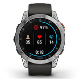 Garmin epix 2nd Generation, 47mm Slate Steel with Graphite Band