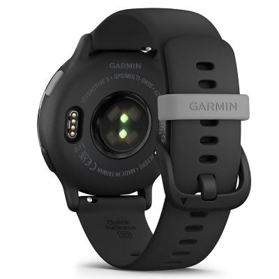 Garmin Vivoactive 5 One Size Fitness Smartwatch, Slate Aluminum Bezel with Black Case & Silicone Band