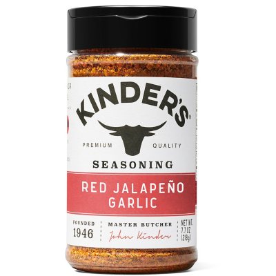 Kinder's Red Jalapeno Garlic Seasoning 7.7 oz.