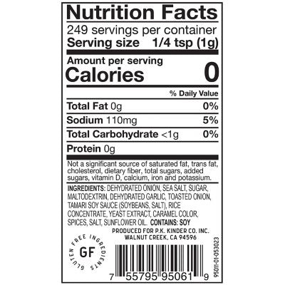 Kinder's French Onion Seasoning, 8.8 oz.