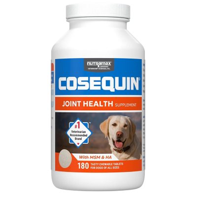 Nutramax Cosequin Maximum Strength Joint Health Dog Supplement with MSM and Hyaluronic Acid, 180 ct.