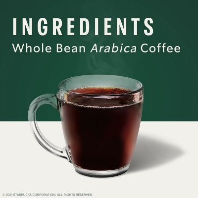 Starbucks Whole Bean Coffee, Espresso Roast Dark, 40 oz.