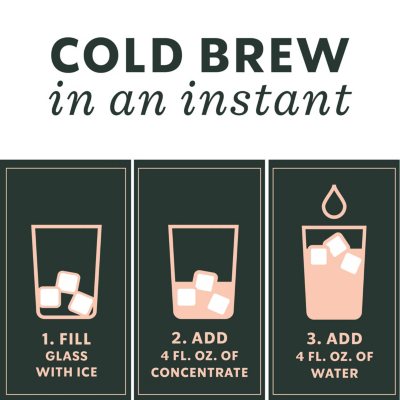Starbucks Cold Brew Coffee Concentrates, Signature Black, 64 oz., 2 ct.