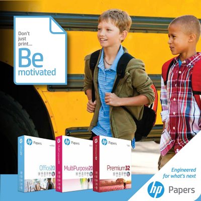 HP Multipurpose Copy Paper, 96 Bright, 8.5x11Ã¢ÂÂ, 5 Ream Half-Case