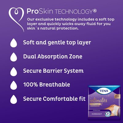 TENA Intimates Overnight Underwear - Choose Your Size