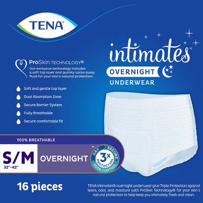 TENA Intimates Overnight Underwear - Choose Your Size