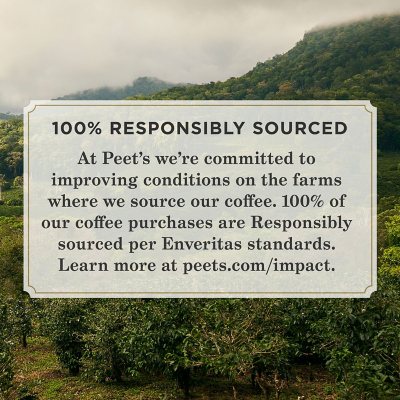 Peet's Coffee Ground Dark Roast, House Blend 32 oz.