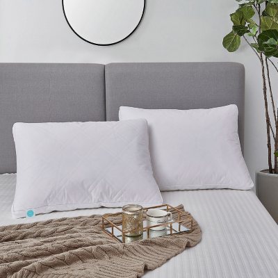 Martha Stewart White Goose Feather and Down Comforter and Pillow Set, Various Sizes