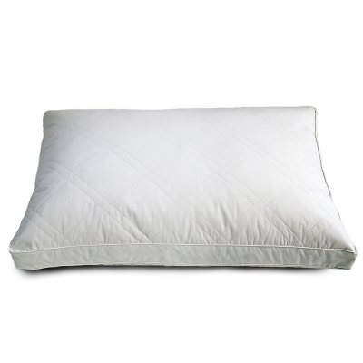 Quilted White Goose Feather and Down Pillow, Jumbo (2-pack)