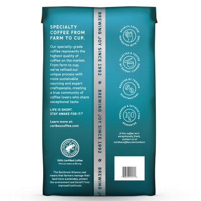Caribou Dark Roast Ground Coffee, Mahogany 40 oz.