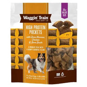 Waggin' Train, Hühner- & Knochenbrühe, Proteinreiche Taschen mit Knochenmark, 1021 g