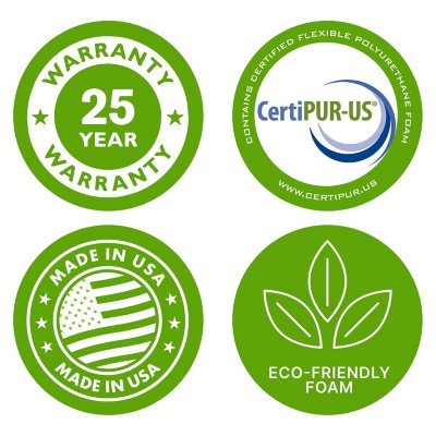 GhostBed 12" Gel Memory Foam Luxury Cooling Mattress