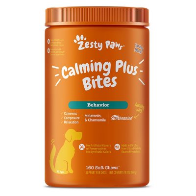 Zesty Paws Calming Plus Bites, Turkey, 160 ct.