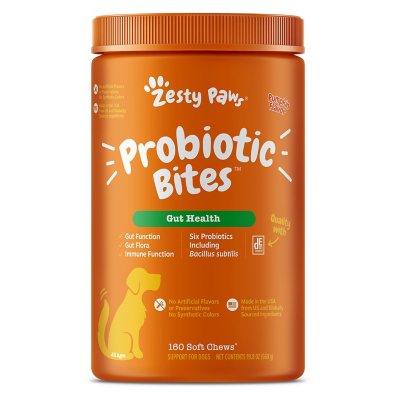 Zesty Paws Probiotic Bites, Pumpkin, 160 ct.