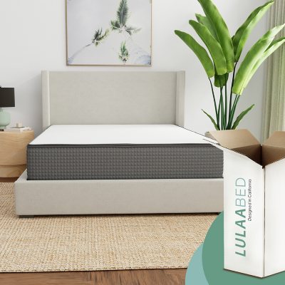 LulaaBED 12" Soft & Firm Flippable Memory Foam Mattress