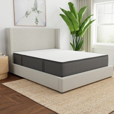 LulaaBED 12" Soft & Firm Flippable Memory Foam Mattress